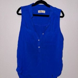 Hollister Royal Blue Sleeveless Tank (XS)